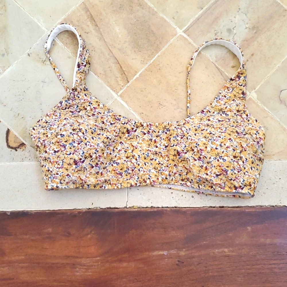 S Multicolored Abercrombie & Fitch bathing suit top